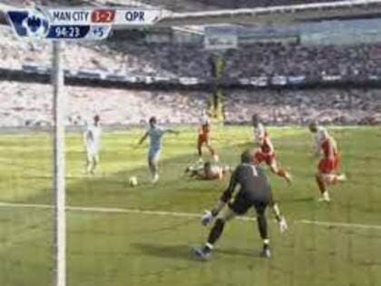 Last minute goal Aguero