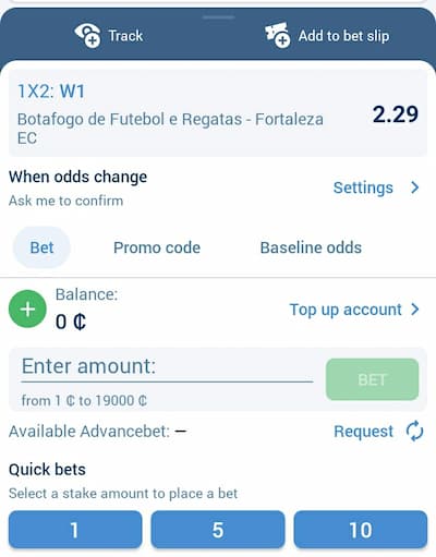 1xbet app sportsbook betslip