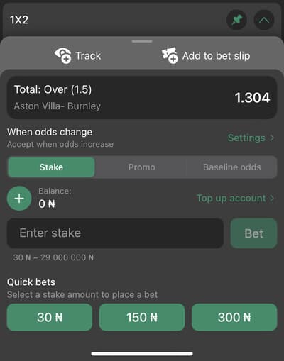 How to place bets on Betwinner app