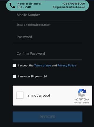 Mozzartbet Sign Up Info