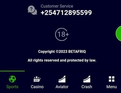 BetAfriq Contacts