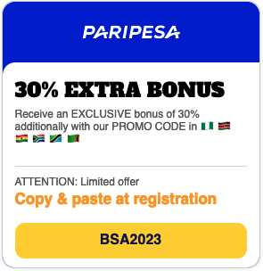 Paripesa Promo Code african-betting-sites.com