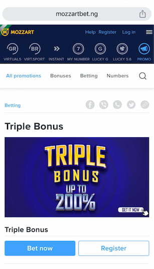 Mozzart welcome bonus