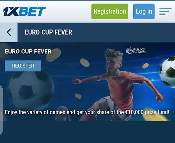 1xBet Euro Cup Fever