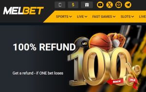 Melbet 100% refund promo