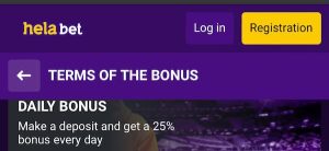 helabet daily bonus offer