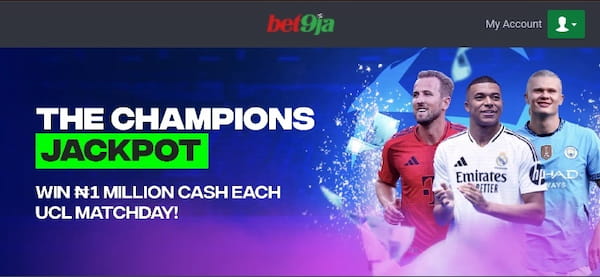 Bet9ja The Champions Jackpot Promo