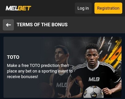 Melbet TOTO Daily Free bet