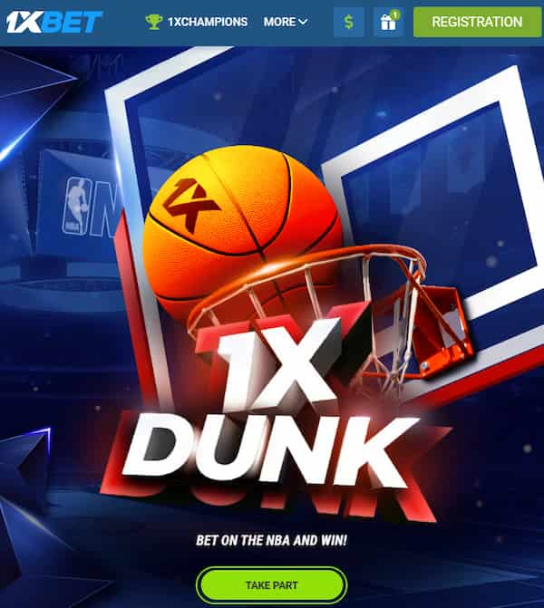 1xbet 1xDunk offer