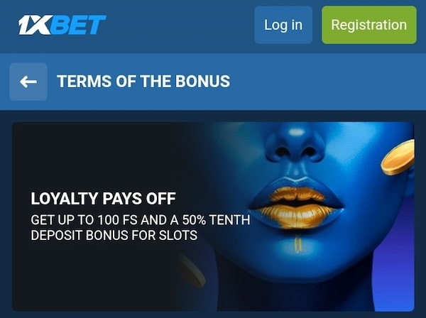 1xbet Casino Loyalty Offer